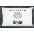 thumbnail image 3 of 12" x 20" Throw Pillow - Dark Blue: 2 PCS / 4 Sided. Luxurious Premium Memory Foam Pillow with Reversible Cover Microsuede/Microplush Fabric. Forever Fluffy, Beautiful & Supportive. Soft & Comfy., 3 of 9
