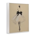 thumbnail image 3 of Stupell Industries Back With Ribbon Gown White Framed Giclee Art, design by Svetlana Aleynikova, 20 x 16, 3 of 8