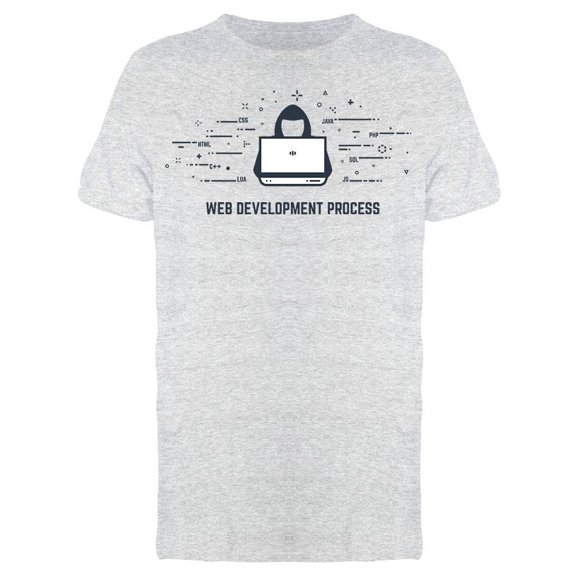 Web Development Process Tee Men's -Image by Shutterstock