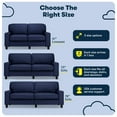 thumbnail image 4 of Serta Palisades 78" Track Arm Sofa with Removable Covers Navy Blue, 4 of 17