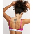 thumbnail image 2 of Hanes Originals Women's Cropped Bralette, Moisture-Wicking Stretch Cotton Honeymoon Pink M, 2 of 3