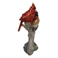thumbnail image 3 of Northern Male and Female Red Cardinal Birds Perching On Tree Branch Figurine, 3 of 9