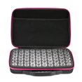 thumbnail image 2 of Zootealy 60-Bottles Diamond Painting Box Shockproof Drop-proof Double-Zipper Closure Embroidery Rhinestones Storage Container Case--Rose Red, 2 of 8