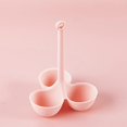 thumbnail image 1 of Pink Silicone Poacher Cooked Egg Microwave Frying Pan Egg Poacher Easy Egg Cooker Egg Boiler Egg Cooker Silicone Egg Poacher for Cookware Microwave Ov, 1 of 5
