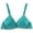 Green, variant on New Women's Large Size Thin Bra Without Wire Underwear