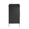 thumbnail image 2 of Modway Awaken 30" Solid Wood and MDF Bathroom Vanity in Black, 2 of 7