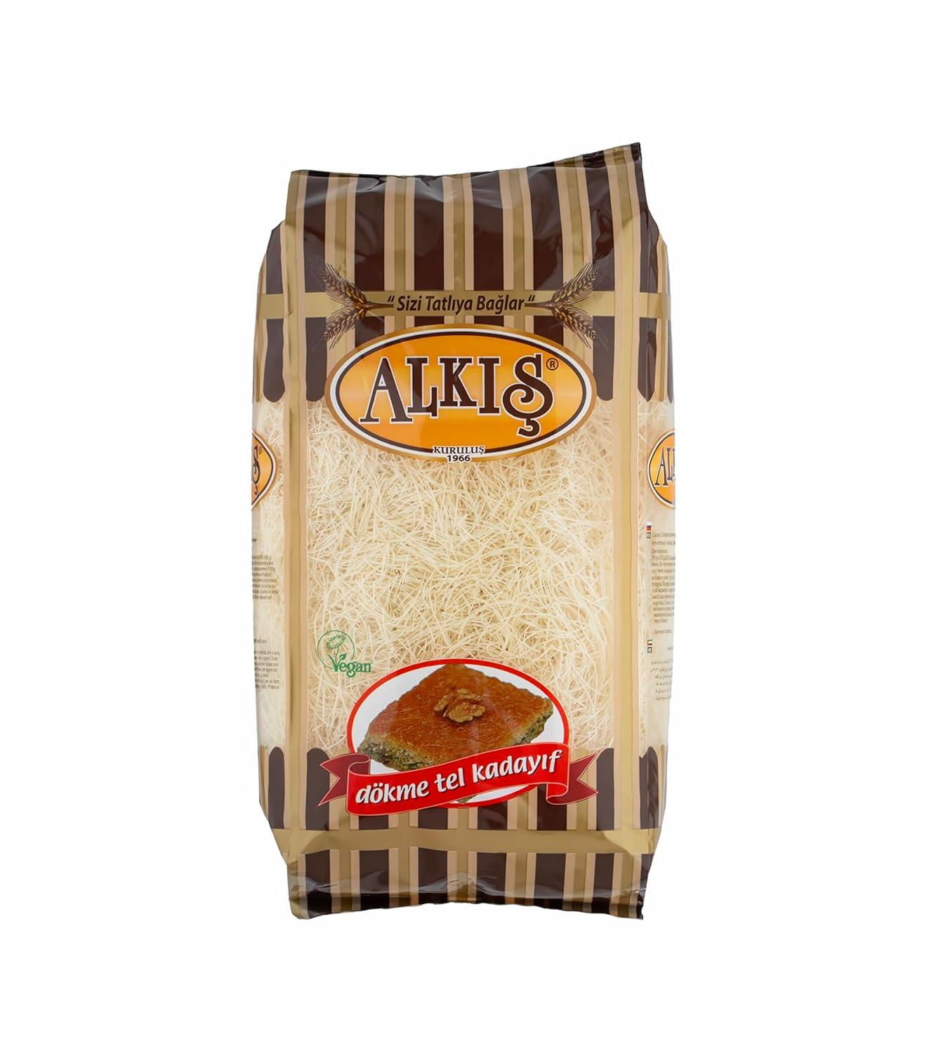 Kataifi - Pistachio Cream Bundle, Perfect Choice for Dubai Chocolate Bar, Kataifi Shredded Fillo Dough, Kadayif,Kataifi Pastry 500 gr/1.1 lb - Dubai Chocolate - Dubai Knafeh - DIY Dubai Chocolate Bar