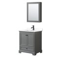 thumbnail image 6 of Wyndham Collection Wcs202030s-Vca-Med Deborah 30" Free Standing Single Basin Vanity Set -, 6 of 7