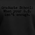 thumbnail image 3 of CafePress - Graduate School BS T Shirt - Women's V-Neck Dark T-Shirt, 3 of 4