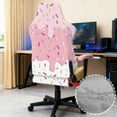 thumbnail image 4 of Xixirimido Gaming Chair Seat Cover Breathable Game Chair Slipcovers with Armrest Covers Non-slip Covers for Swivel Gaming Armchair, Ice Cream Print, 4 of 8
