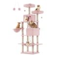 thumbnail image 1 of Árbol para gatos Feandrea Jelly Pink UPCT190P01 206 cm con 13 postes, 1 of 5