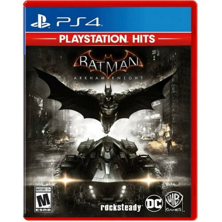 Batman: Arkham Knight - PlayStation Hits PS4 [Brand New] Batman: Arkham Knight - PlayStation Hits PS4 Platform: Sony PlayStation 4 Publisher: Warner Home Video Games Genre: Action & Adventure Rating: M - Mature Region Code: NTSC-U/C (US/Canada) MPN: 88392964802