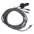 thumbnail image 1 of 3 in 1 Satellite Replacement Cable, IP68 Waterproof Satellite Replacement Cable, 18AWG Satellite Dish DC Car Charger Power Adapter for Car RV Truck, 1 of 7