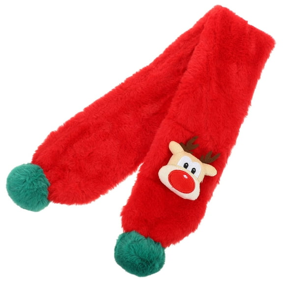 FUEENIRVA Lovely Scarf Warm Winter Style Red Non-woven Fabrics 1Pack