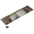 thumbnail image 5 of Myst Toffi Brown 3-in. x 12-in. Subway Brick Joint Marble Look Polished Glass Mosaic Wall Tile, 5 of 7