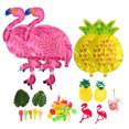 thumbnail image 2 of Ensemble de Ballons Flamant Rose, Style Été Coloré pour Fête à la Plage, 2 of 8