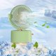 thumbnail image 1 of 2025 2024 Desktop Small Fan Shaking Head USB Mini Convenient For Home And Office Charging Portable Atomization Fan, 1 of 4