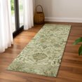 thumbnail image 6 of Addison Rugs Mayfield Premium Machine Washable Traditional Global Sage Runner Rug, 2'3" x 7'6", 6 of 6