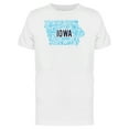 thumbnail image 1 of Iowa Dotted Map Ts Tee Men's -Image by Shutterstock, 1 of 1