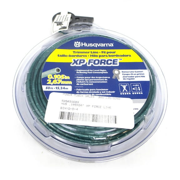 Husqvarna Genuine OEM Parts - .105/50' XP Force Trimmer LINE 505031603