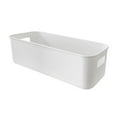thumbnail image 1 of Space Saving Storage Box Large Capacity Plastic Phone Case Sundries Storage Case - White, 1 of 8