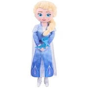 Disney’s Frozen 2 Talking 10-inch Small Plush Elsa Holding Bruni the Fire Spirit, Officially Licensed Kids Toys for Ages 3 Up, Gifts and Presents