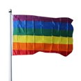 thumbnail image 4 of Pohot 60x90cm Outdoor Pride Flag LGBTQ+ Hanging Flag Banner Colorful Gay Pride Striped Flag for Intersex Community Intersex Progress Bisexual, 4 of 9