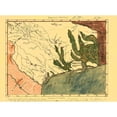 thumbnail image 3 of Unknown 18x14 Black Modern Framed Museum Art Print Titled - Province of Mexican Texas - 1820, 3 of 5