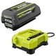 thumbnail image 1 of Batería y cargador rápido RYOBI de 40 V y 4,0 Ah, iones de litio, 1 of 3