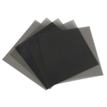 Linear Polarizer Film LCD/LED Polarized Filter Polarizing for Polarization Photograph 10X10cm ,5PCS No Adhesive