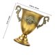 thumbnail image 2 of Houderco Jarrón Decorativo Metálico Dorado Para Uso En Bodas Y De Interiores, 2 of 6