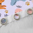 thumbnail image 4 of Homewish Kawaii Animal Blackout Curtains,Cartoon Pet Dog Curtains Pack of 2 (42x84 Each),Purple, 4 of 6