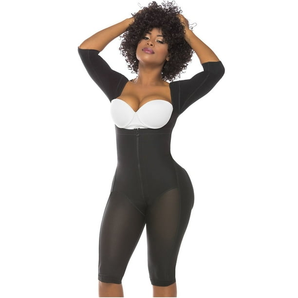 Salome 0525 Faja Colombiana Postquirúrgica Manga Larga para Mujer Fajas Salome SAL-525