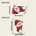 thumbnail image 5 of Cute Peeking Snowman Wall Sticker Decorative Vinyl Cling for Home Room Decor Winter Theme Removable Adhesive Art, 5 of 6