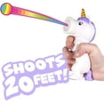 thumbnail image 2 of Hog Wild White Unicorn Squeeze Popper with Sticky Target, 2 of 4