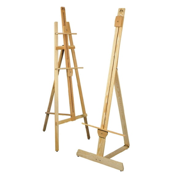 Sax American Easel A-Frame Easel, 67 x 24 Inches, Natural Fir