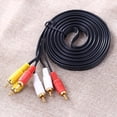 thumbnail image 3 of 3 RCA compuesto macho a macho Audio Video AV Cable para DVD TV, 3 of 7