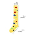thumbnail image 3 of ZHOGXU Kids Halloween Elegant Polka Dot Pattern Thigh High Socks For Girls Soft Party Socks Running,Athletic,Black, 3 of 4