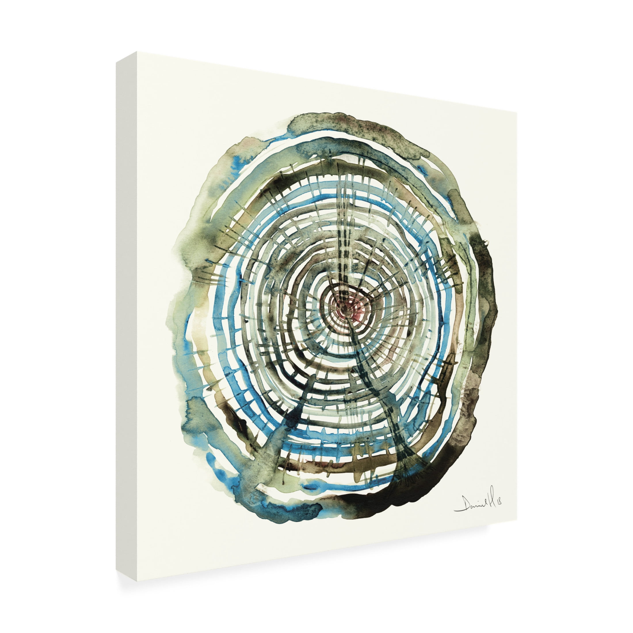 Trademark Fine Art Dan Hobday  Water Oak Canvas Wall Art