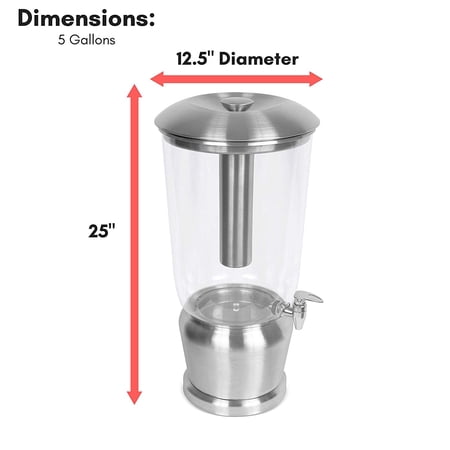 5 gallon stainless steel water bottle