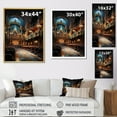 thumbnail image 4 of Designart "Curtain Call Theatres in Architecture VIII" Cityscapes Floater Framed Wall Art Living Room, 4 of 7