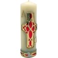 thumbnail image 3 of Mosaic Cross with Alpha and Omega Devotional Candle, Features a Sheep at The Bottom, Religious Gift, 8 Inches, 3 of 5