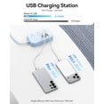 thumbnail image 6 of ORICO 10-in-1 Desktop Power Strip, Upgraded USB C Charging Station with GaN Technology, 6 AC Outlets, 4 USB Ports (2 USB C, 20W PD), Surge Protector, Flat Plug, 5 Colors – For Home Office Dorm(15FT), 6 of 7