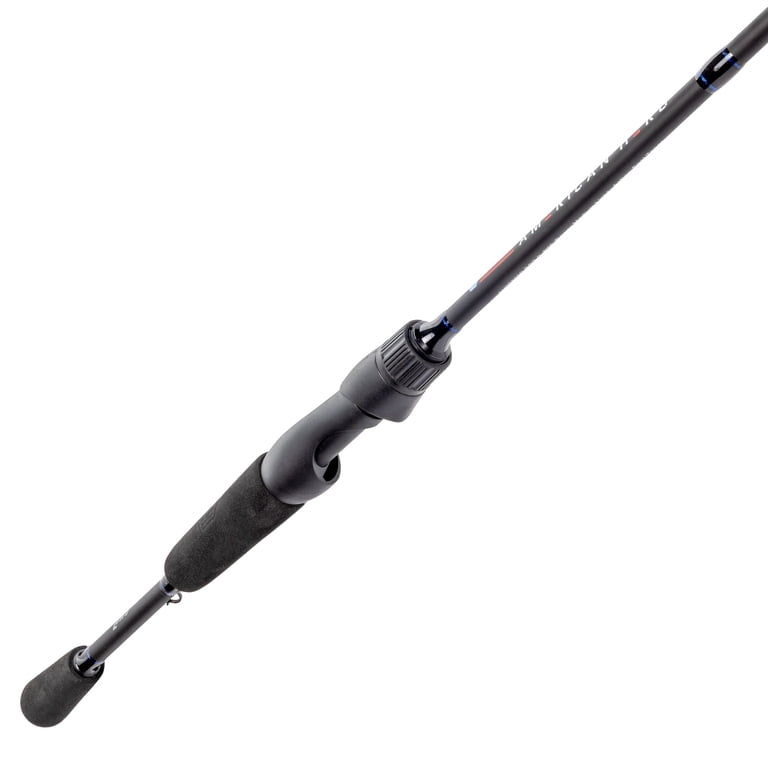 Lew's American Hero Spinning Fishing Rod, 6-Foot 6-Inch 1-Piece, Medium Power, Fast Action, IM6 Graphite Rod, Stainless Steel Guides and Inserts, EVA Split-Grip, No Foul Hook Keeper, Black/Blue - Walmart.com Lew's American Hero Spinning Fishing Rod, 6-Foot 6-Inch 1-Piece, Medium Power, Fast Action, IM6 Graphite Rod, Stainless Steel Guides and Inserts, EVA Split-Grip, No Foul Hook Keeper, Black/Blue - Walmart.com