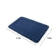 thumbnail image 3 of Alfombra absorbente para baño - Alfombra impermeable antideslizante para entrada de inodoro y ducha, 50x80cm, azul/café/caqui/gris, 3 of 8