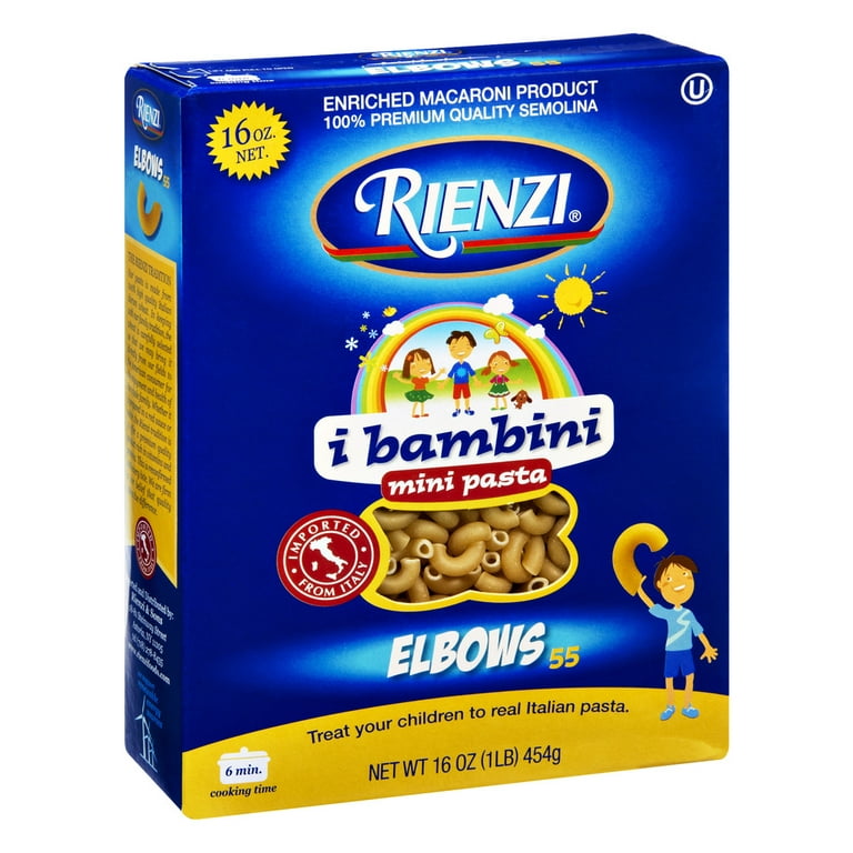 Rienzi & Sons Rienzi I Bambini Mini Pasta Elbows, 16 oz 