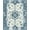 Blue, Pattern 1, variant on ODIKA 8'x10' Washable Area Rug Durable, Non-Slip Entryway Vintage Scrolling Botanical Border Decorative Door Orientalisch for Living Room, Under Sectional, Family