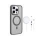 thumbnail image 1 of Funda Para iPhone 16 + Cargador Inalámbrico 15w + Mica De Vidrio Eo Safe Imports Gris, 1 of 5