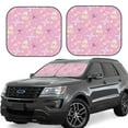 thumbnail image 1 of Saiise Butterfly 1 for Foldable Car Sun Shades (2-Pack) Offer Sun Protection with an Easy-fold Design for Convenient Windshield Shading-Large, 1 of 5