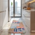 thumbnail image 4 of Pioneer Flower Floral Print Pattern Kitchen Rug Mat,Kitchen Runner Rugs Non Skid Washable,Decorative Kitchen Floor Mats for Kitchen,Sink,Laundry,17"x47.2", 4 of 7